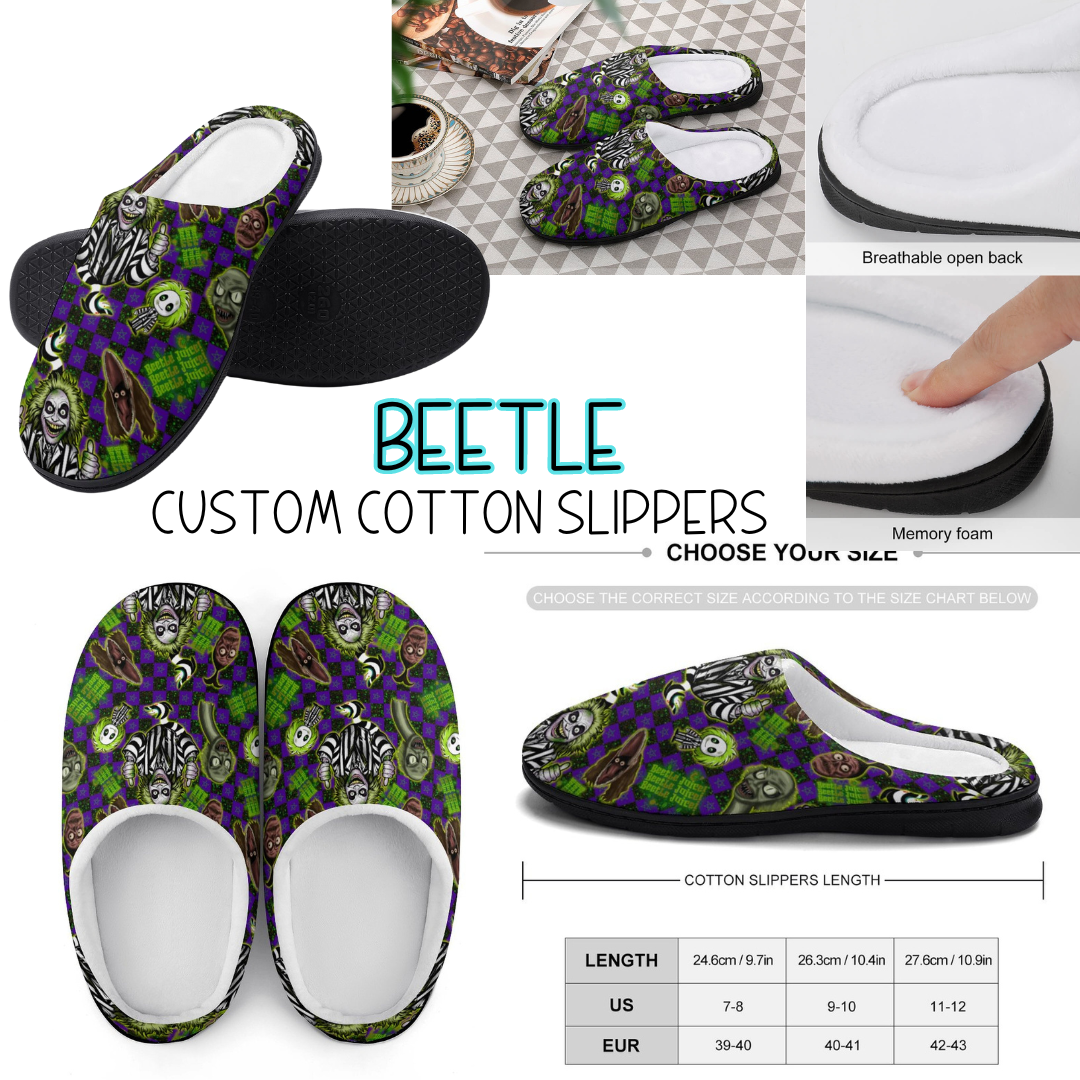 BEETLE - CUSTOM SLIPPERS PREORDER CLOSING 9/16