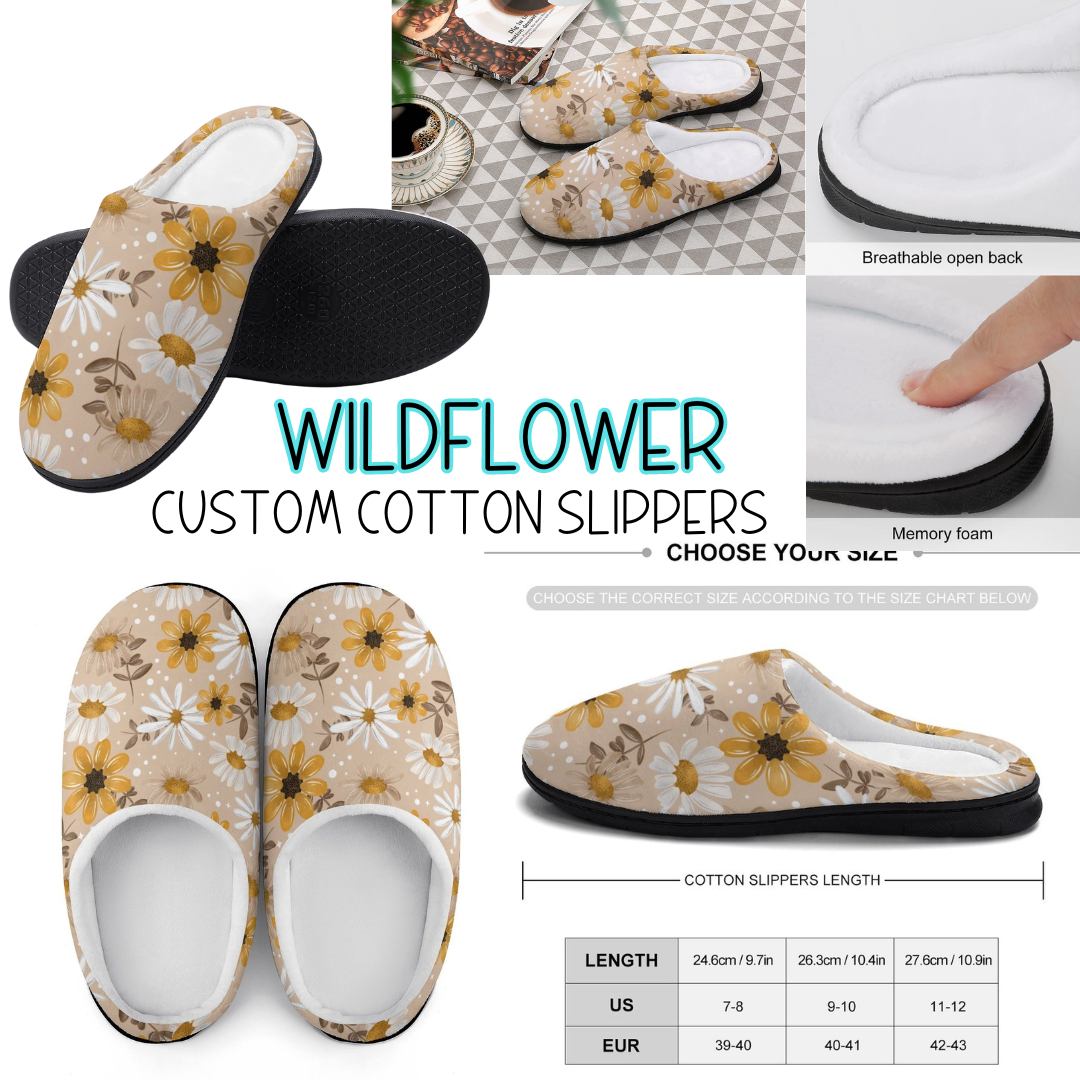 WILDFLOWER - CUSTOM SLIPPERS PREORDER CLOSING 9/16