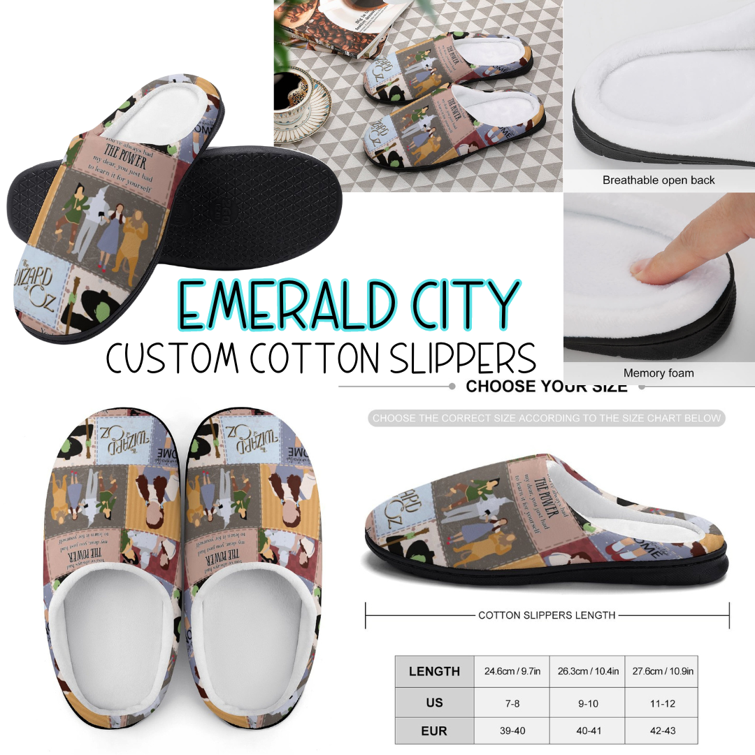 EMERALD CITY - CUSTOM SLIPPERS PREORDER CLOSING 9/16