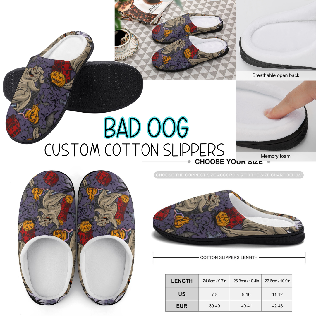 BAD OOG - CUSTOM SLIPPERS PREORDER CLOSING 9/16