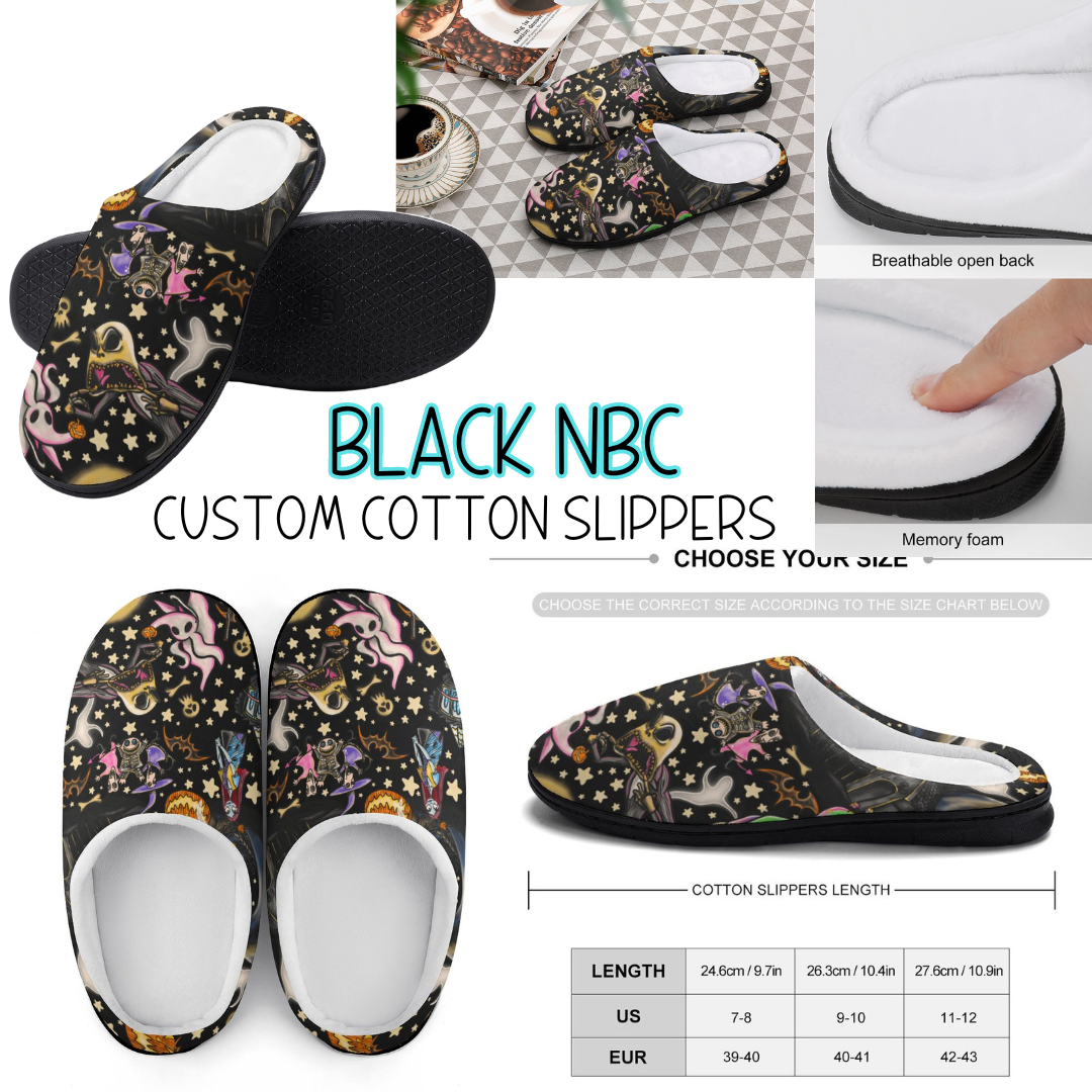 BLACK NBC - CUSTOM SLIPPERS PREORDER CLOSING 9/16