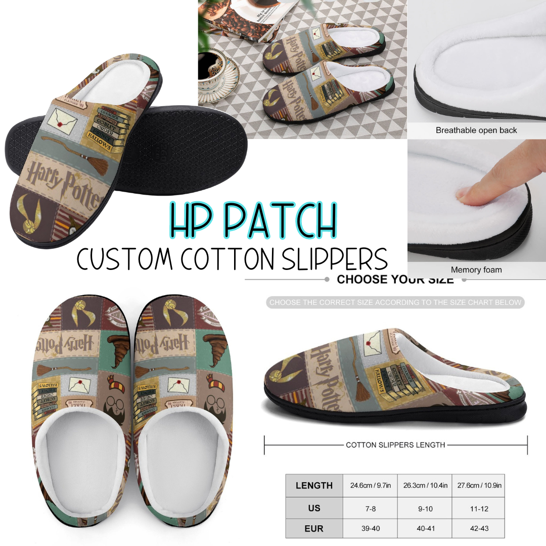 HP PATCH - CUSTOM SLIPPERS PREORDER CLOSING 9/16