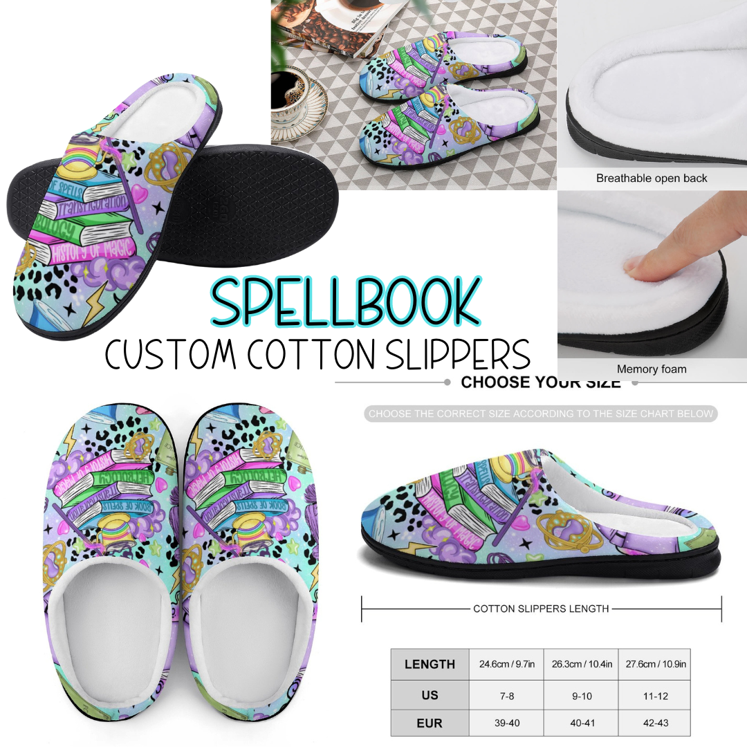 SPELLBOOK - CUSTOM SLIPPERS PREORDER CLOSING 9/16