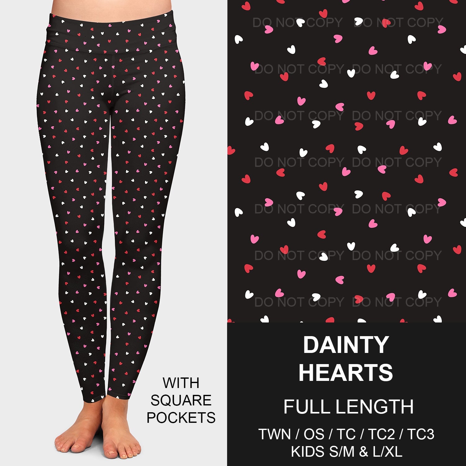 B196 - Preorder Dainty Hearts Joggers (Closes 11/24. ETA late Jan.)