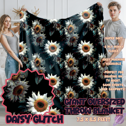 DAISY GLITCH-OVERSIZED THROW 14-PREORDER CLOSING 10/8