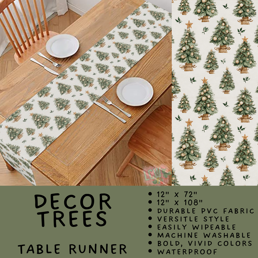 Batch #588 - Table Runners - Closes 9/21 - ETA early/mid Nov - Decor Trees Table Runner
