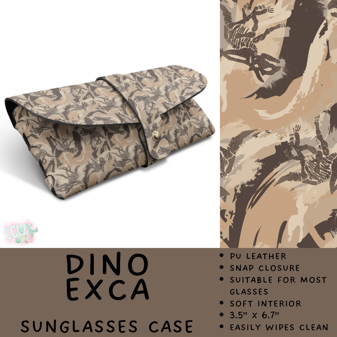 Batch #609 - Travel Collection 2 - Closes 11/6 - ETA early Jan - Dino Exca Sunglasses Case