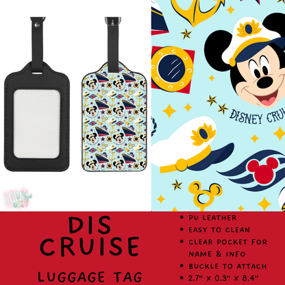 Batch #609 - Travel Collection 2 - Closes 11/6 - ETA early Jan - Dis Cruise Luggage Tag