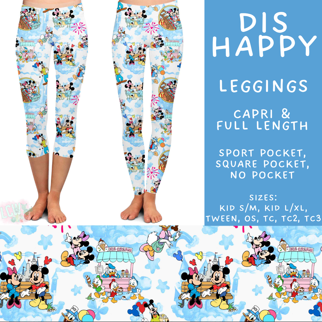 Batch #585 - Magical Faves 24 - Closes 9/14 - ETA mid Nov - Dis Happy Full and Capri Length Leggings