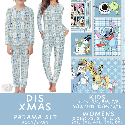 Batch #584 - Christmas Family Pajamas - Closes 9/11 - ETA mid Nov - Dis Xmas Womens & Kids Pajama Set