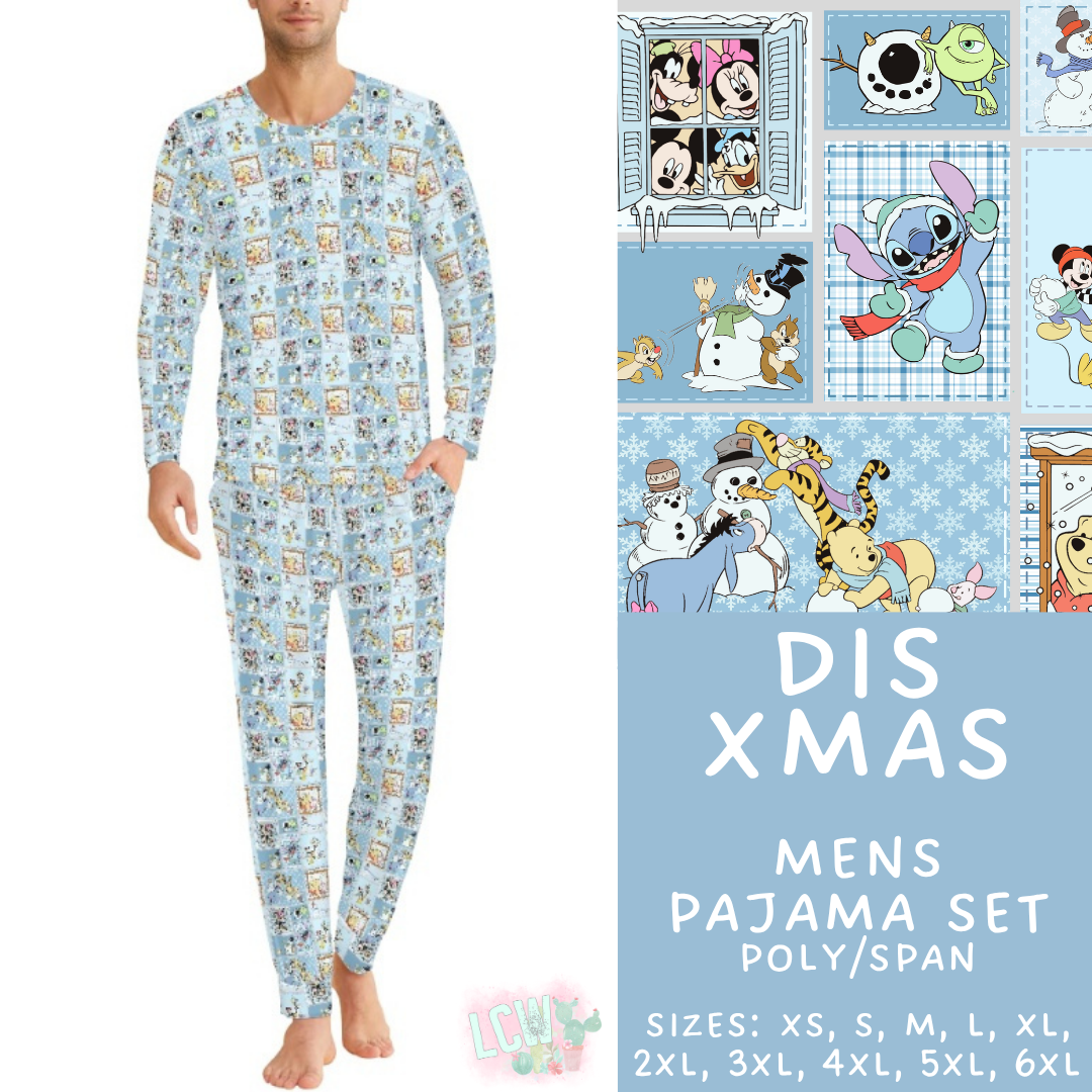 Batch #584 - Christmas Family Pajamas - Closes 9/11 - ETA mid Nov - Dis Xmas Men's Pajama Set