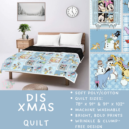 Batch #597 - Christmas Quilts - Closes 10/12 - ETA early Dec - Dis Xmas Quilt