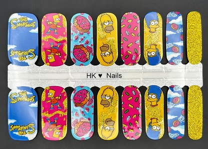 DOH! Nail Wraps