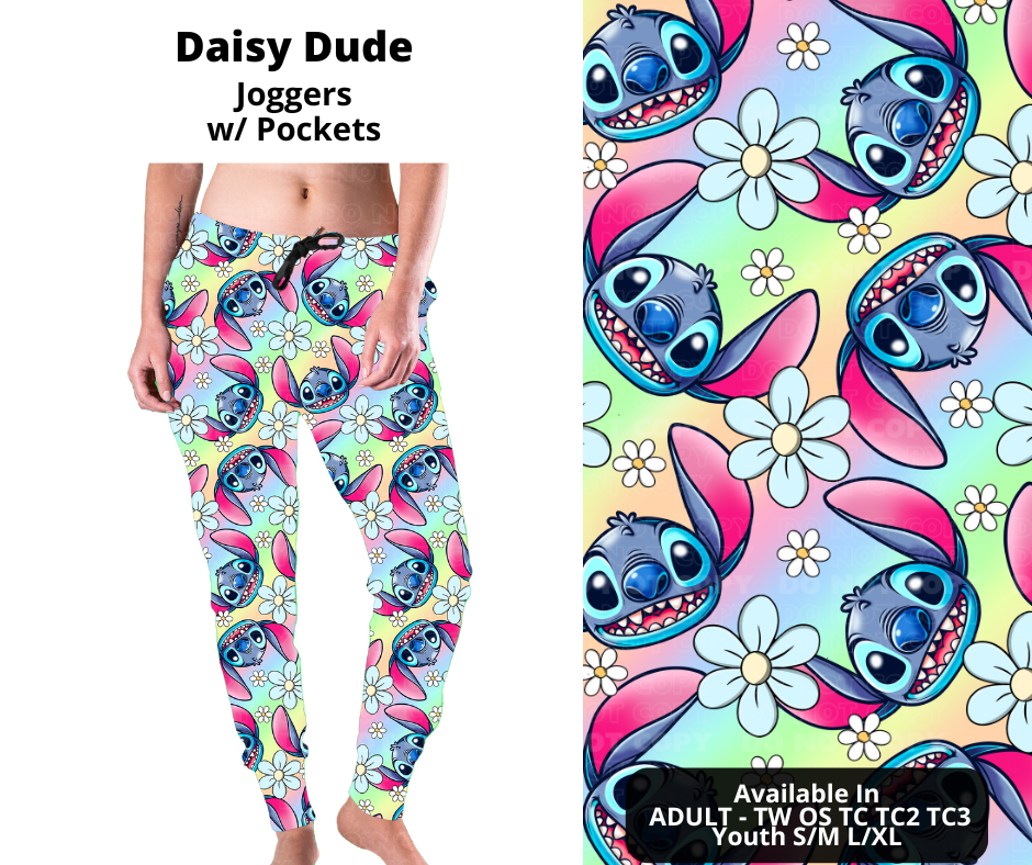 Preorder! Closes 11/21. ETA Jan. Daisy Dude Joggers