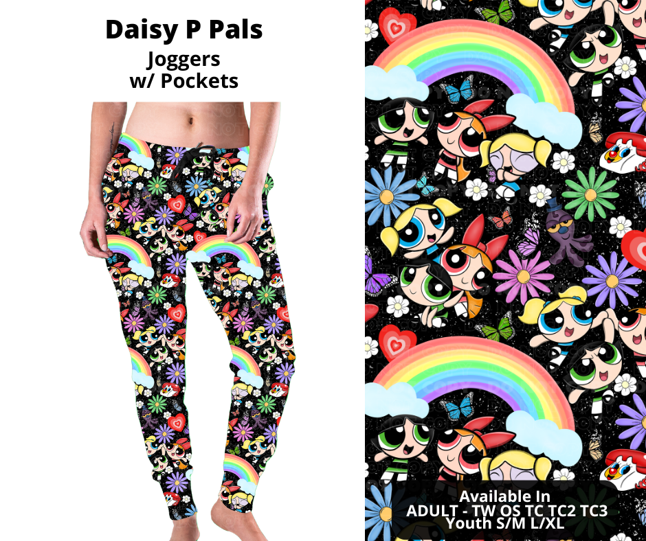 Preorder! Closes 11/21. ETA Jan. Daisy P Pals Joggers