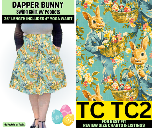 Dapper Bunny Swing Skirt