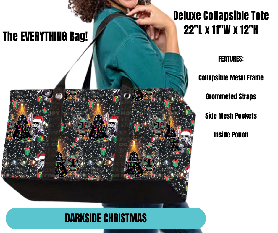 Darkside Christmas Collapsible Tote