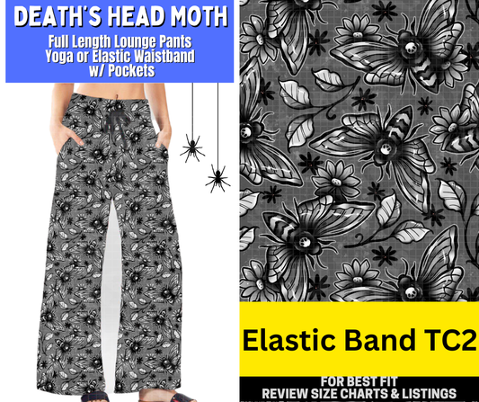 Death's Head Moth Full Length Lounge Pants