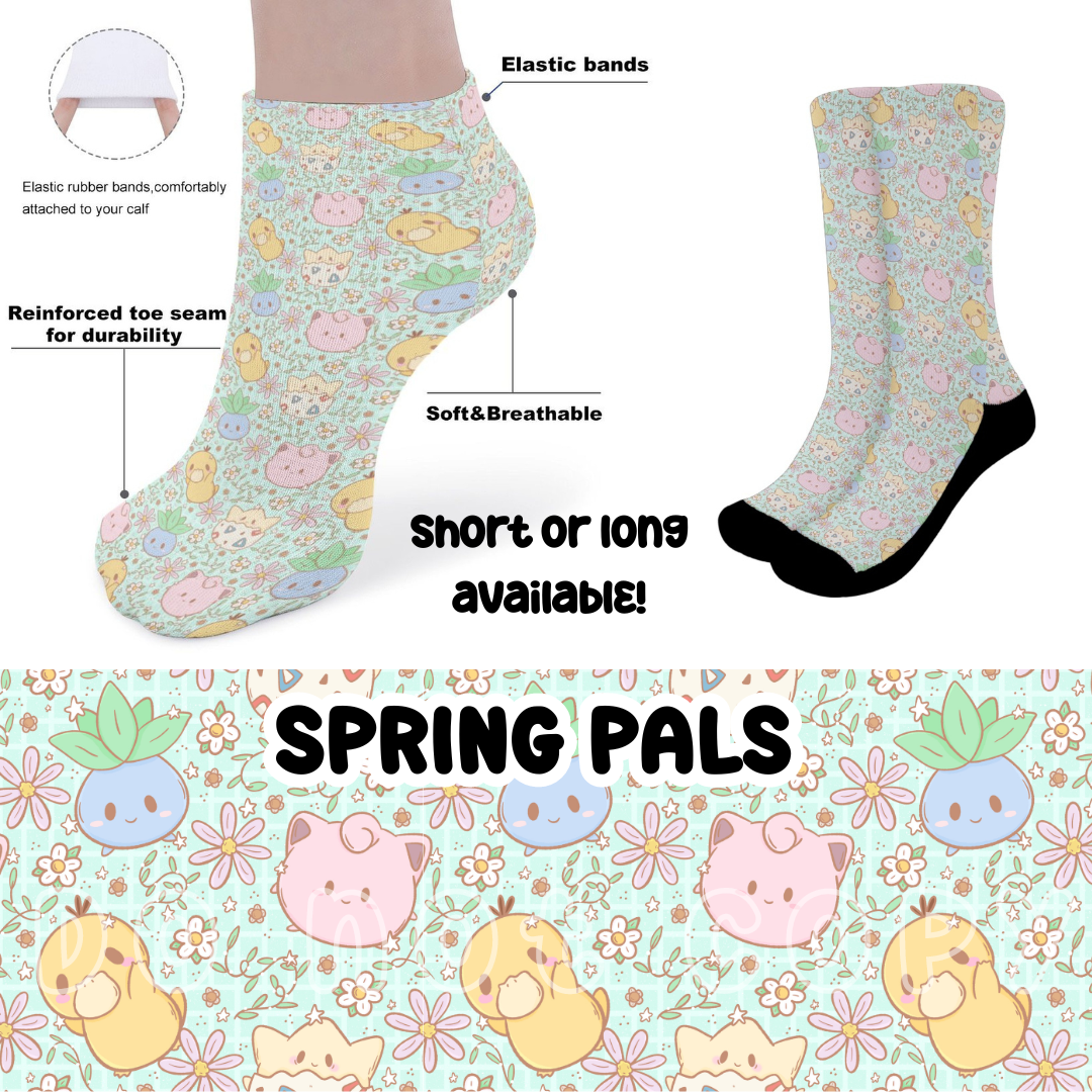 SPRING PALS - CUSTOM PRINTED SOCKS ROUND 2