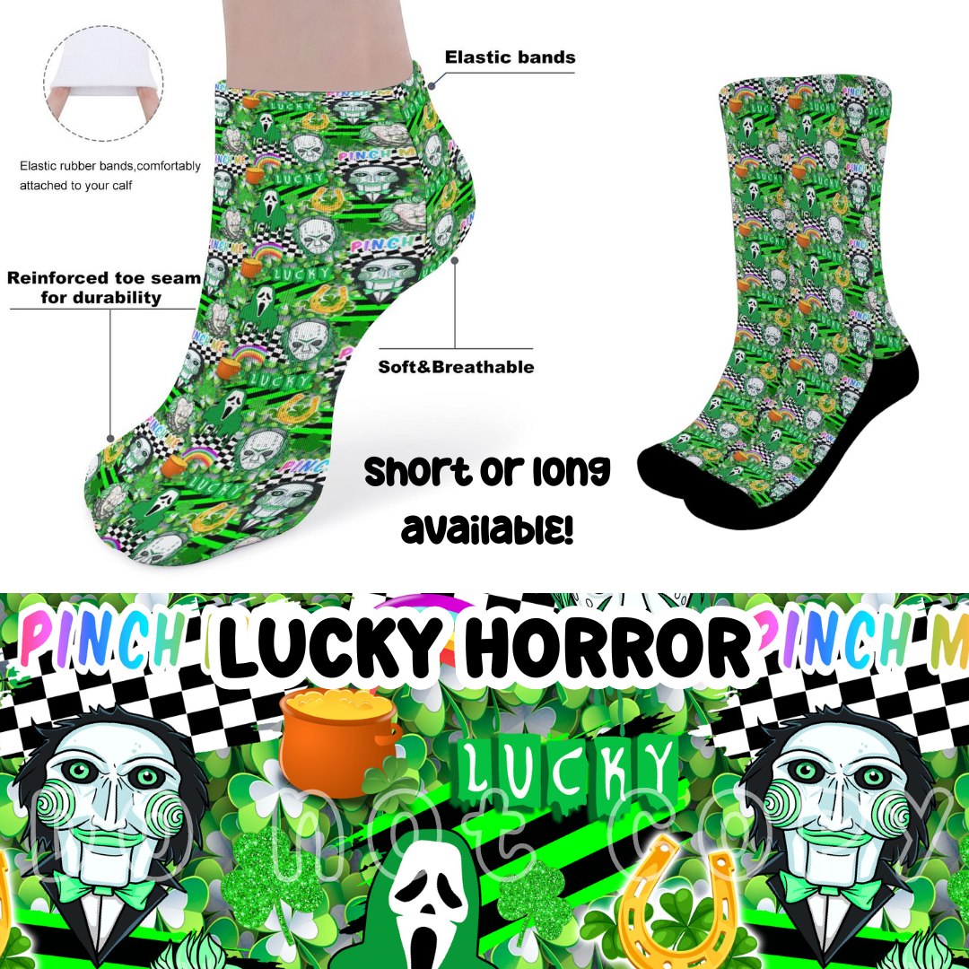 LUCKY HORROR - CUSTOM PRINTED SOCKS ROUND 2