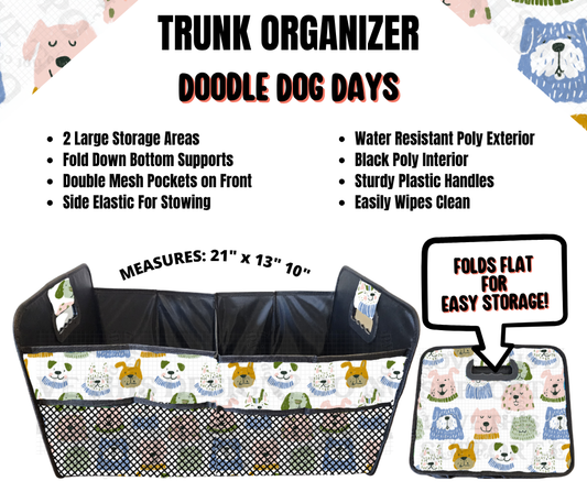 Doodle Dog Days Trunk Organizer