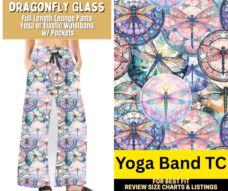 Dragonfly Glass Full Length Lounge Pants