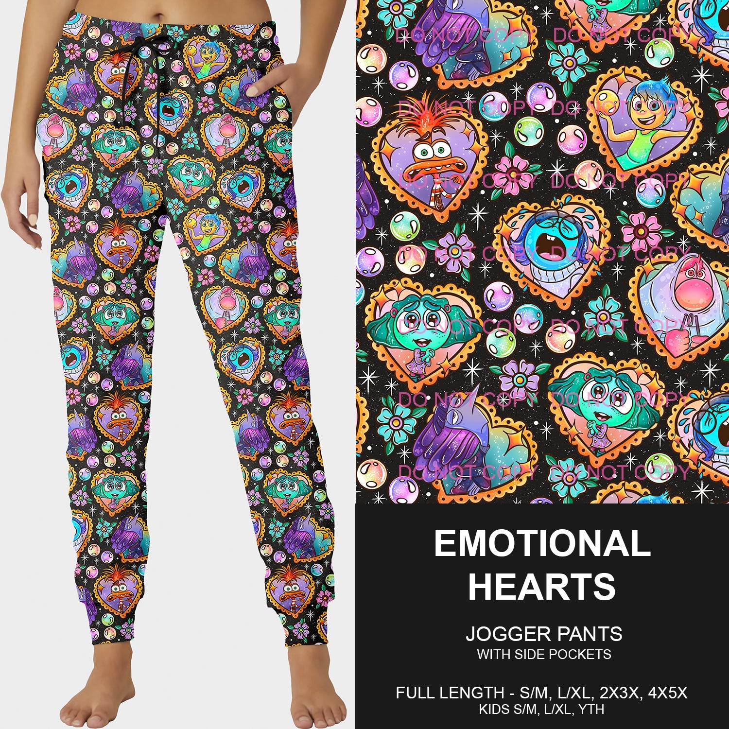 B197 - Preorder Emotional Hearts Joggers (Closes 12/01. ETA late Jan.)