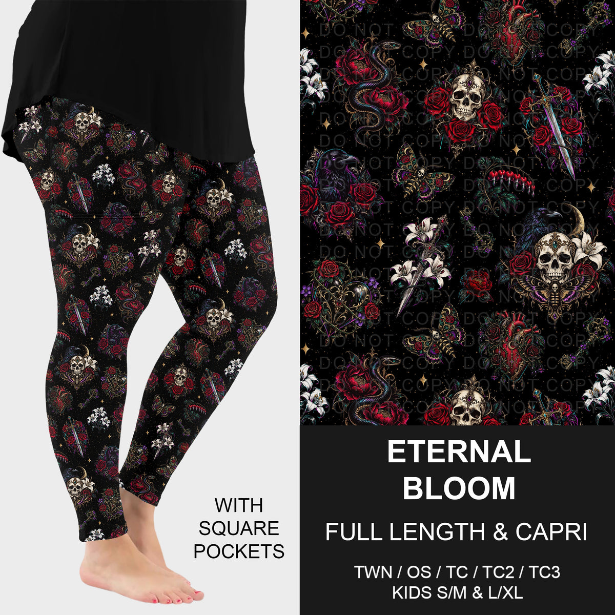 B320 - Preorder Eternal Bloom Leggings w/ Pockets (Closes 11/08. ETA: mid Jan.)