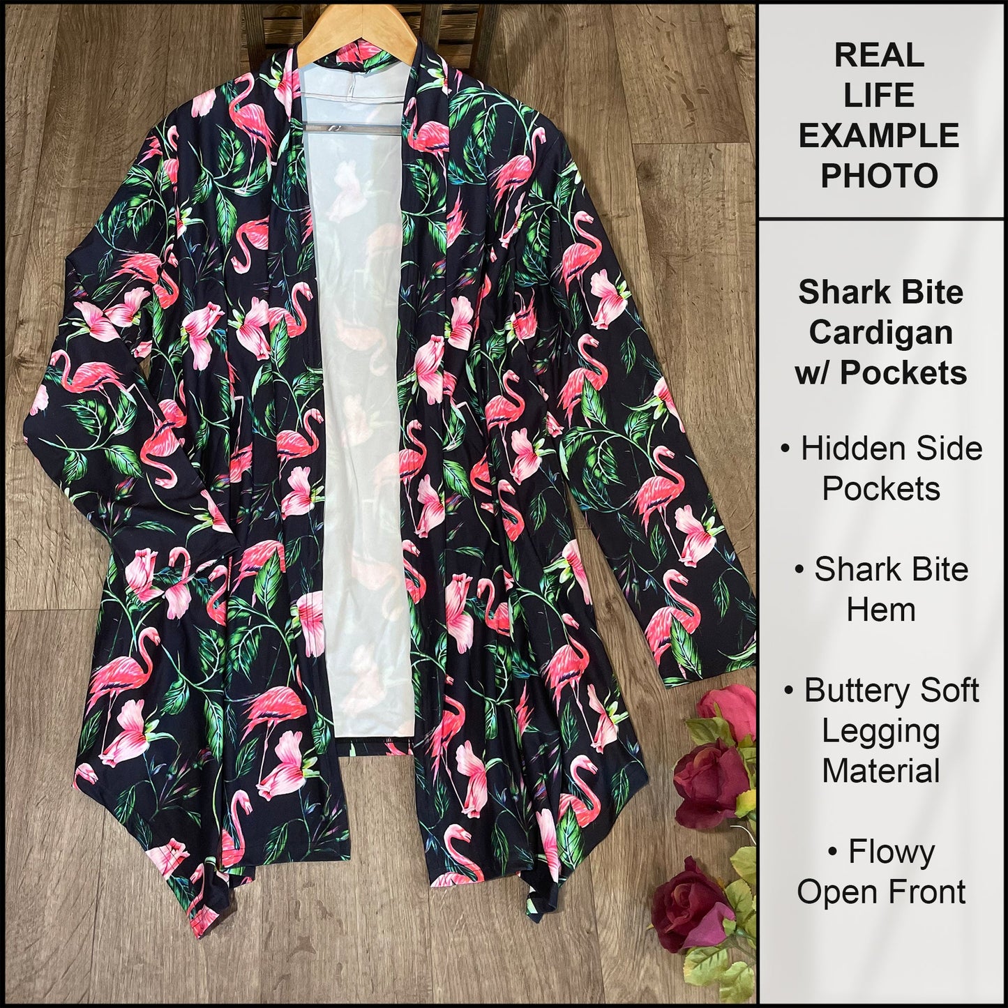 B268 - Preorder Clover Heart Kaleidoscope Cardigan w/ Pockets (Closes 12/28. ETA: mid Feb.)