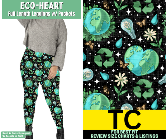 Eco-Heart Full Length Leggings w/ Pockets