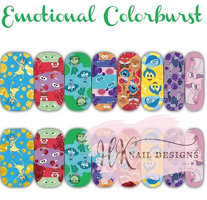Emotional Colorburst Nail Wraps