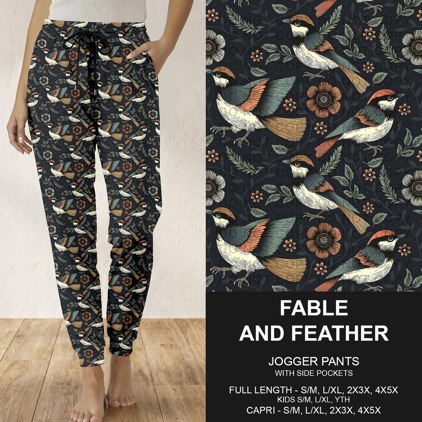B309 - Preorder Fable and Feather Joggers (Closes 8/23. ETA: late Oct.)