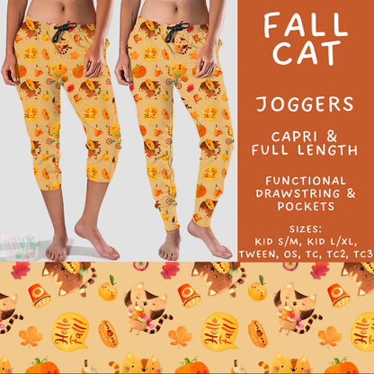 Batch #582 - Hello Fall 3 - Closes 9/7 - ETA early Nov - Fall Cat Full and Capri Length Joggers