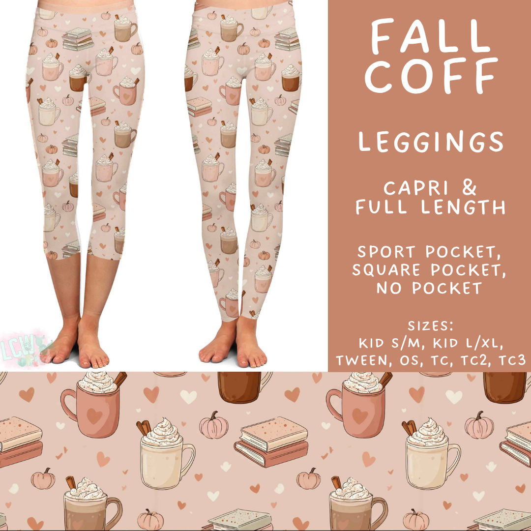 Batch #582 - Hello Fall 3 - Closes 9/7 - ETA early Nov - Fall Coff Full and Capri Length Leggings