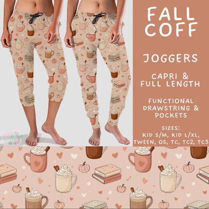 Batch #582 - Hello Fall 3 - Closes 9/7 - ETA early Nov - Fall Coff Full and Capri Length Joggers