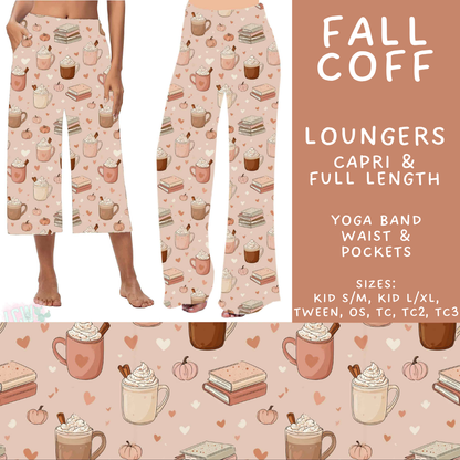 Batch #582 - Hello Fall 3 - Closes 9/7 - ETA early Nov - Fall Coff Capri and Full Length Loungers