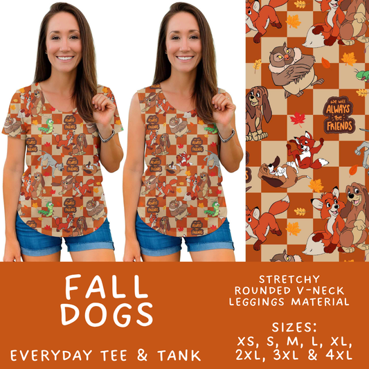 Batch #583 - Magical Character Fall - Closes 9/9 - ETA early Nov - Fall Dogs Everyday Tank & Tee