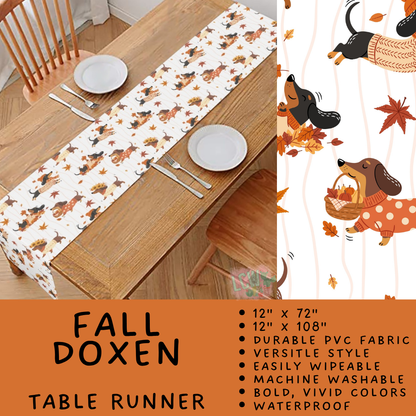 Batch #588 - Table Runners - Closes 9/21 - ETA early/mid Nov - Fall Doxen Table Runner