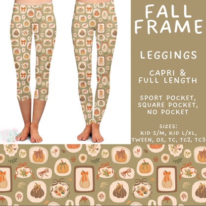Batch #574 - HalloThanksMas - Closes 8/24 - ETA mid/late October - Fall Frame Full and Capri Length Leggings