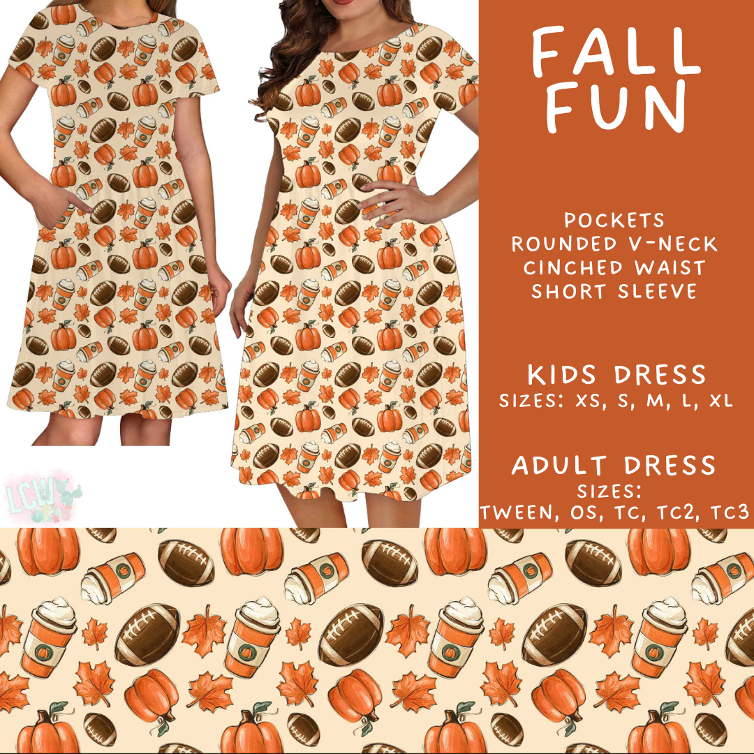 Batch #582 - Hello Fall 3 - Closes 9/7 - ETA early Nov - Fall Fun Adult & Kids Dresses