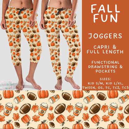 Batch #582 - Hello Fall 3 - Closes 9/7 - ETA early Nov - Fall Fun Full and Capri Length Joggers
