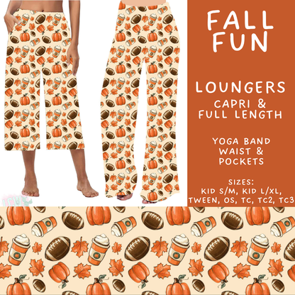Batch #582 - Hello Fall 3 - Closes 9/7 - ETA early Nov - Fall Fun Capri and Full Length Loungers