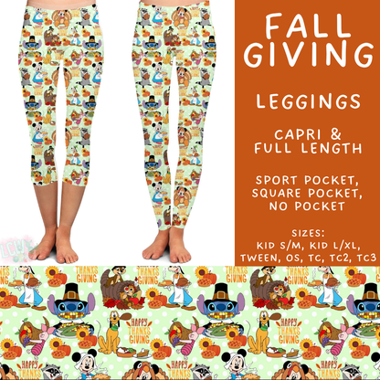 Batch #583 - Magical Character Fall - Closes 9/9 - ETA early Nov - Fall Giving Full and Capri Length Leggings