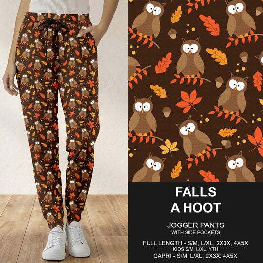 B308 - Preorder Falls a Hoot Joggers (Closes 8/16. ETA: late Oct.)