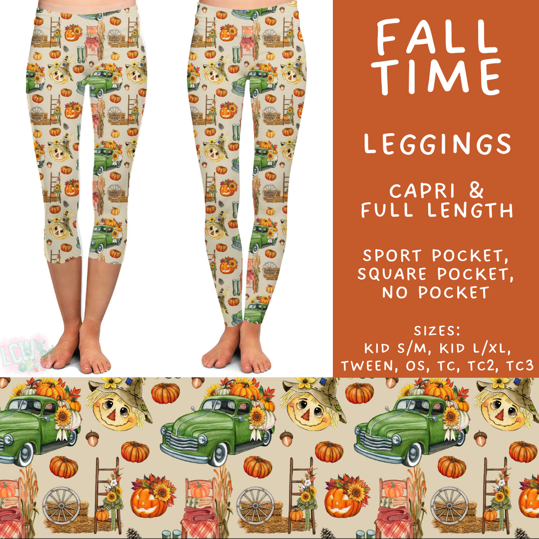 Batch #582 - Hello Fall 3 - Closes 9/7 - ETA early Nov - Fall Time Full and Capri Length Leggings