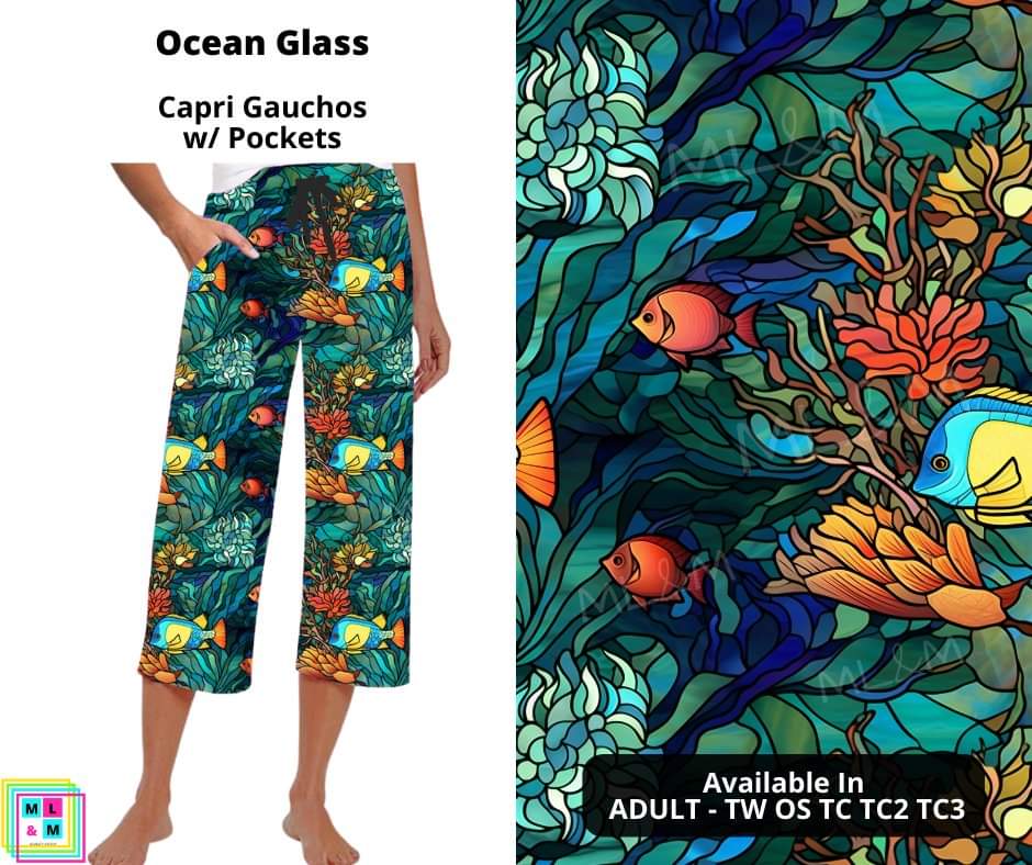 Ocean Glass Capri Gauchos