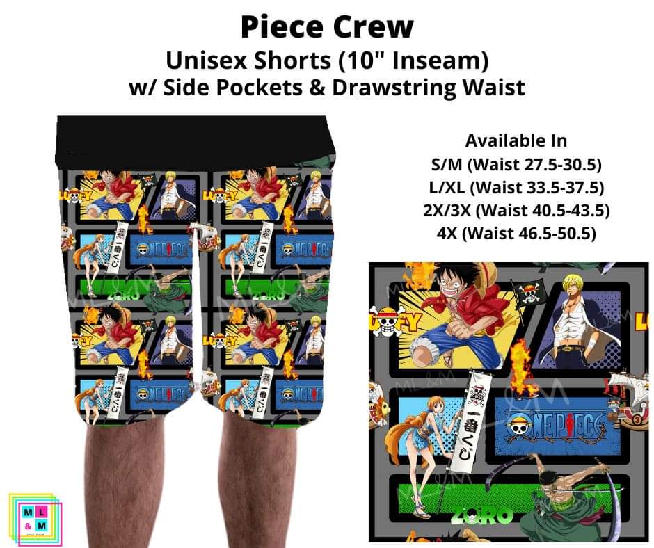 Piece Crew Unisex Shorts