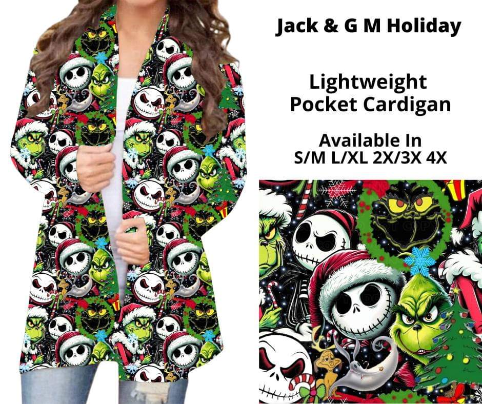 Jack & G M Holiday Pocket Cardigan