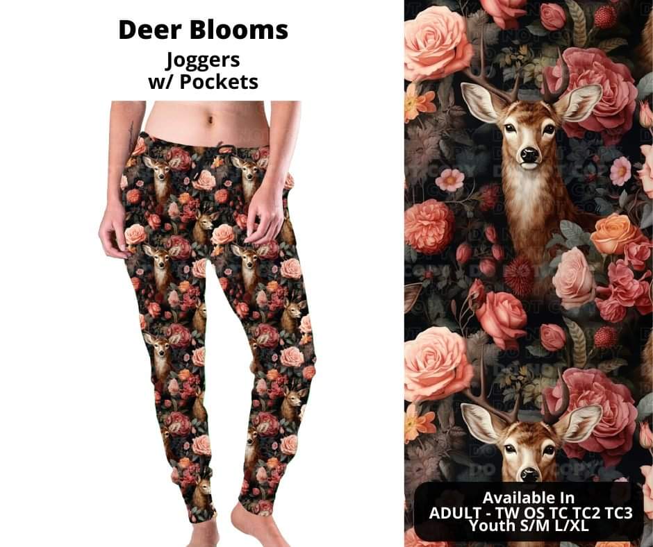 Deer Blooms Joggers