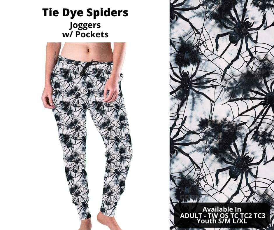 Tie Dye Spiders Joggers